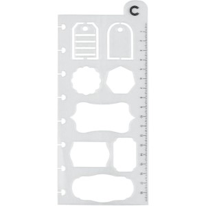 Caderno Inteligente Regua Stencil Criativa 19cm-108978-17905