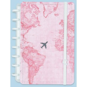 Caderno Inteligente A5 By Gocase Mapa Mundi 80fls-093581-60794