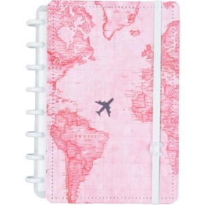 Caderno Inteligente A5 By Gocase Mapa Mundi 80fls-093581-89408