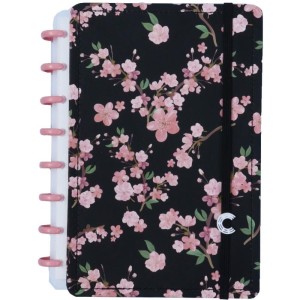 Caderno Inteligente A5 By Gocase Rose Black 80fls.-093578-58514