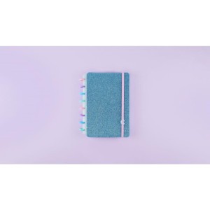 Caderno Inteligente A5 Lets Glitter Ocean Blue 80f-106777-20189