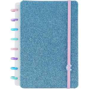 Caderno Inteligente A5 Lets Glitter Ocean Blue 80f-106777-41667