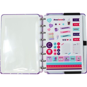 Caderno Inteligente A5 Silver Love 80fls-091356-75754