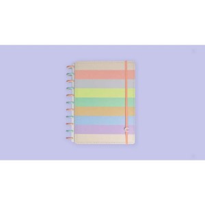 Caderno Inteligente G+ Arco Iris Pastel 140fls-105095-45700