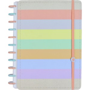 Caderno Inteligente G+ Arco Iris Pastel 140fls-105095-57277