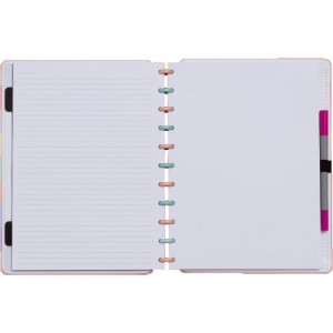 Caderno Inteligente Grande Arco-iris Pastel 80fls.-088041-50058