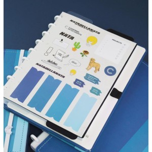 Caderno Inteligente Grande Blue By Miguel Luz 80fl-108212-83725