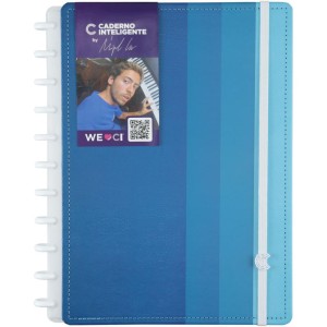 Caderno Inteligente Grande Blue By Miguel Luz 80fl-108212-83793