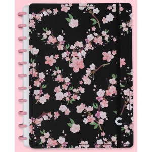 Caderno Inteligente Grande By Gocase Rose Black 80-093579-38639