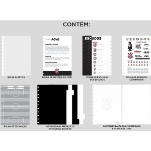 Caderno Inteligente Grande Corinthians Fiel-108966-12285