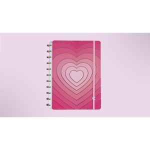 Caderno Inteligente Grande Golden Love 80fls-091341-34695