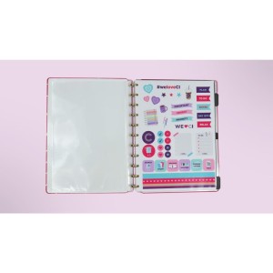 Caderno Inteligente Grande Golden Love 80fls-091341-70657