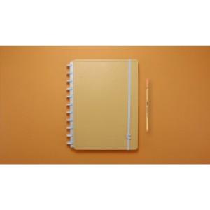 Caderno Inteligente Grande Laranja Pastel 80f-099666-26923