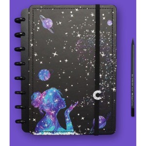 Caderno Inteligente Grande Poeira Das Estrelas 80f-088285-39601