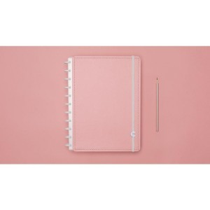 Caderno Inteligente Grande Rose Pastel 80fls.-088044-35640