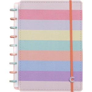 Caderno Inteligente Medio Arco-iris Pastel 80fls.-088034-54927