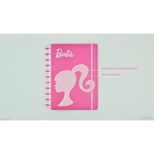 Caderno Inteligente Medio By Barbie Pink 80fls-108305-59183