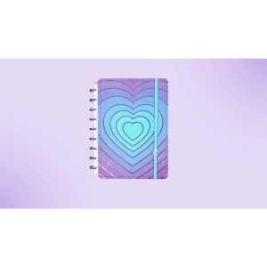 Caderno Inteligente Medio Silver Love 80fls-091358-71949