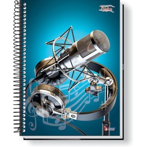 Caderno Musica 8 Capas 1/4 64 Folhas 63g.-085883-12577