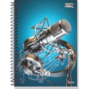 Caderno Musica 8 Capas 64 Folhas 63g. Univ.-081671-56817