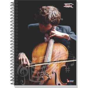 Caderno Musica 8 Capas 64 Folhas 63g. Univ.-081671-67510