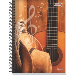 Caderno Musica 8 Capas 64 Folhas 63g. Univ.-081671-94068