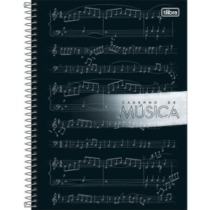 Caderno Musica Universitario Capa Dura 80fls.-084377-38416