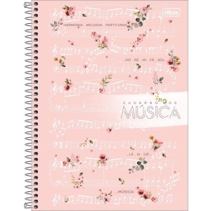 Caderno Musica Universitario Capa Dura 80fls.-084377-81282