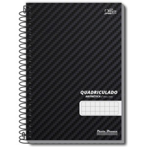 Caderno Quadriculado 1/4 7x7mm 80f Espiral Office Cd-087185-70737