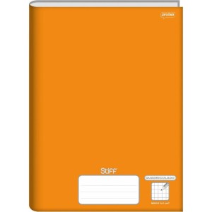 Caderno Quadriculado Univers. 1x1cm 96f Brochurao Laranja Cd-062172-23715