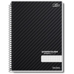 Caderno Quadriculado Univers. 7x7mm 80f Espiral Office Cd-087184-39847