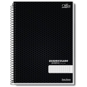 Caderno Quadriculado Univers. 7x7mm 80f Espiral Office Cd-087184-58697