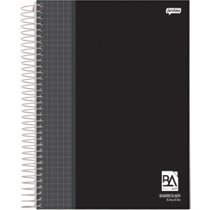 Caderno Quadriculado Univers. Basic Art 96fls. 0,7x0,7cm Esp-066391-13839