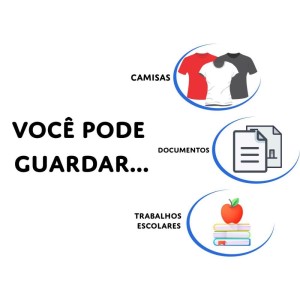 Caixa Organizadora Padrao Camisa Vermelho-056981-90962