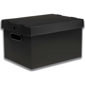 Caixa Organizadora Prontobox Preta 360x265x230 Md-033909-18970