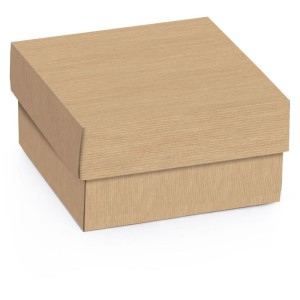 Caixa Para Presente Com Tampa Mini Quadr.kraft G 12x12x4cm-034234-20634