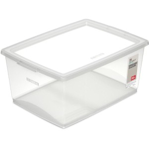 Caixa Plastica Multiuso Cristal 30l 37,8x53x23,5cm C/t-068205-25826