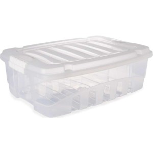 Caixa Plastica Multiuso Grand Box Baixa Incolor 26,5l-076839-93063