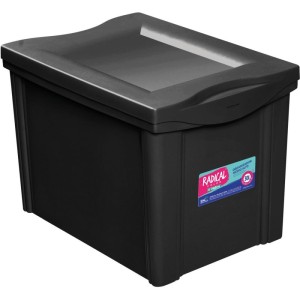 Caixa Plastica Multiuso Medio Preto Organizador 30l-085830-25267