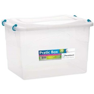 Caixa Plastica Multiuso Pratic Box 20l 41x29x25cm.-069877-69515