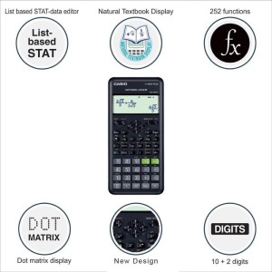 Calculadora Cientifica Fx82 Esp. 252 Funcoes Preta-049647-74126