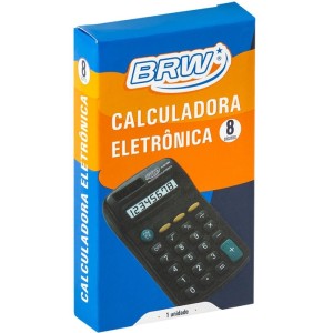 Calculadora De Bolso 8 Dig. 11,3x6,5x2,10cm Preta-096194-79482