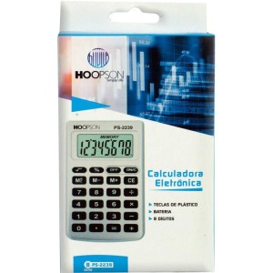 Calculadora De Bolso 8digitos C/capa Bateria/solar-075681-93301