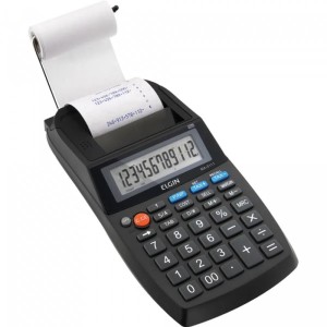 Calculadora De Impressao 12 Dig. Visor Lcd 4pilh.aa Pta-039174-50666