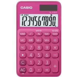 Calculadora De Mesa 10 Dig. Rosa Sol/bat.fun.h/tx-085460-50792