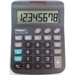 Calculadora De Mesa 10 Dig. Trully Visor Gr.prata-038299-21749