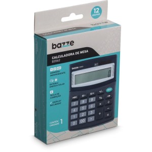 Calculadora De Mesa 12 Dig. Bazze B3562 Preta-090195-49910