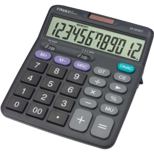 Calculadora De Mesa 12 Dig. Botao Lig/desl.c/capa-048007-11225