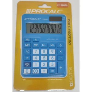 Calculadora De Mesa 12 Dig. Gde. Preta Pc286-052174-94479