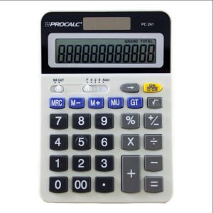 Calculadora De Mesa 12 Dig. Mod.pc241 Bat/solar-013317-51013